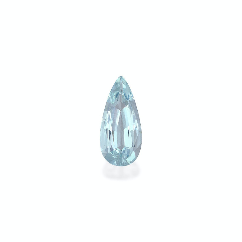 Pear-cut Aquamarine Baby Blue 3.24 carats