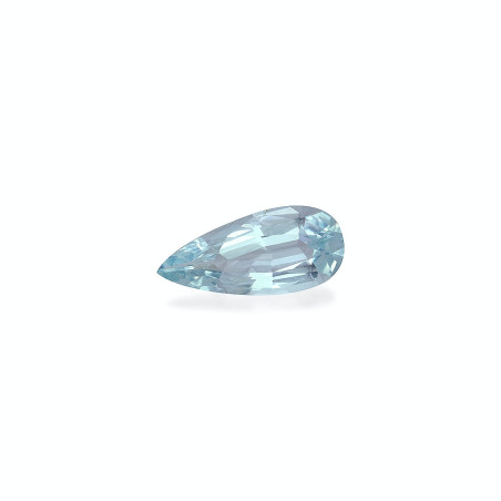 海蓝宝 taille 梨子 蔚蓝色的婴儿 3.23 carats