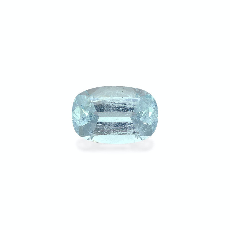 CUSHION-cut Aquamarine Baby Blue 3.11 carats