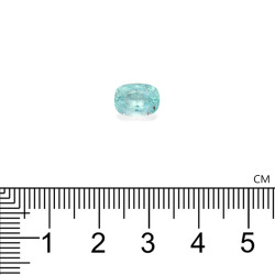 Paraiba Toermalijn Blauwe Kussen Gesneden 1.83 karaat