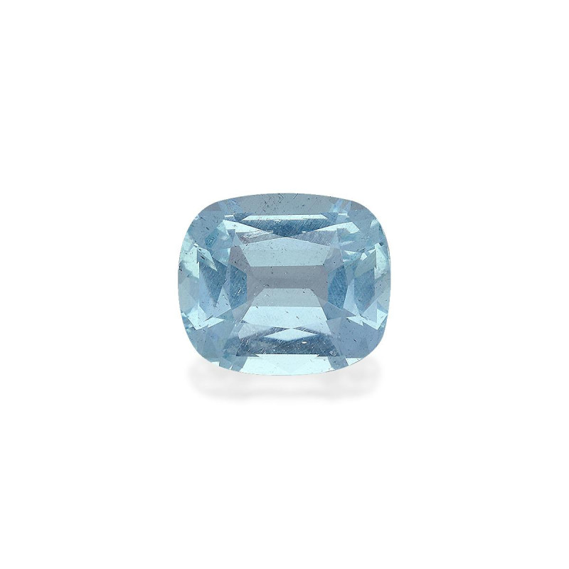 CUSHION-cut Aquamarine Baby Blue 7.87 carats