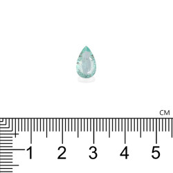 Paraiba Toermalijn Peer Geslepen Seafoam Groen 1.23 karaat