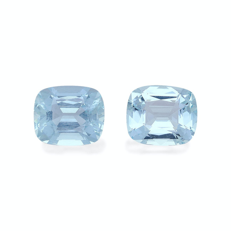 CUSHION-cut Aquamarine Baby Blue 13.36 carats