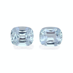 Kussen geslepen Hemelsblauwe Aquamarijn 18.55 karaat