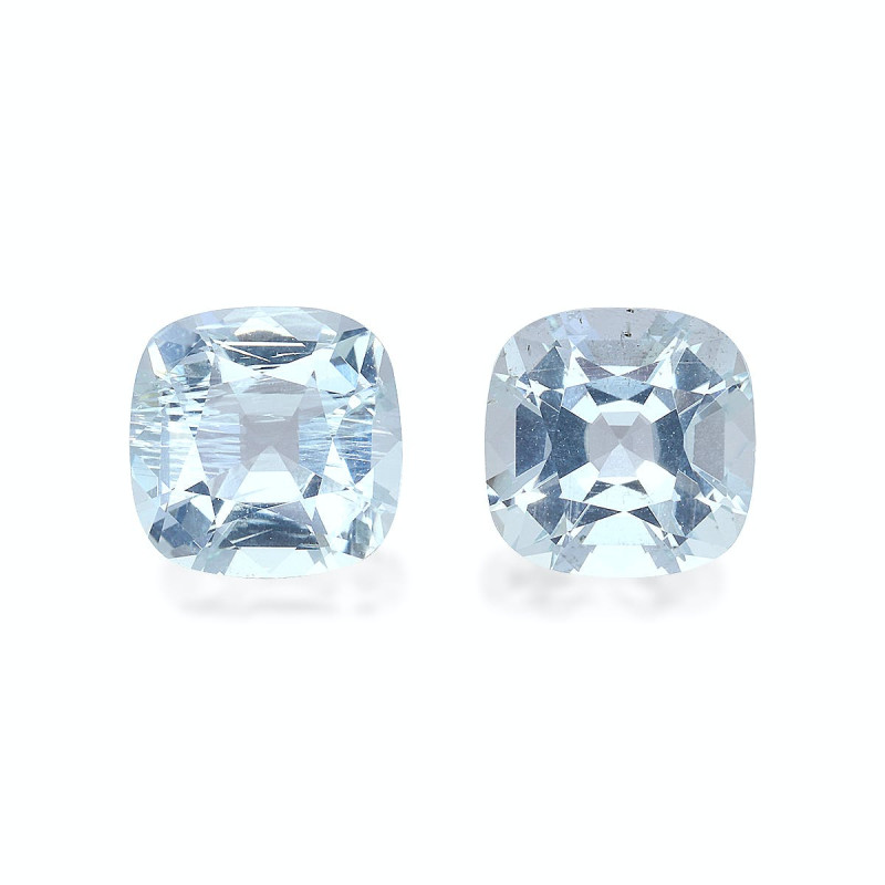 CUSHION-cut Aquamarine Sky Blue 6.25 carats