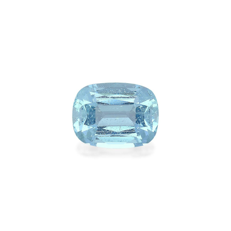CUSHION-cut Aquamarine Sky Blue 4.34 carats