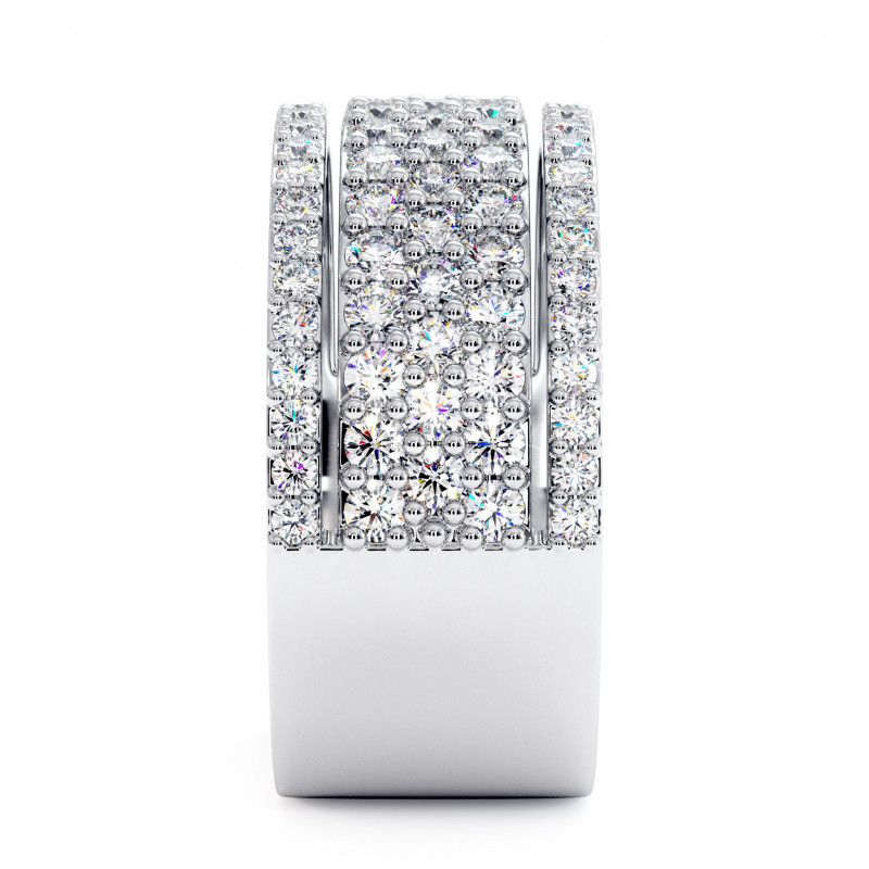 Solitaire Diamant LAURE Or Blanc Palladié 2.50 Carats Solitaire Diamant LAURE Or Blanc Palladié 2.50 Carats