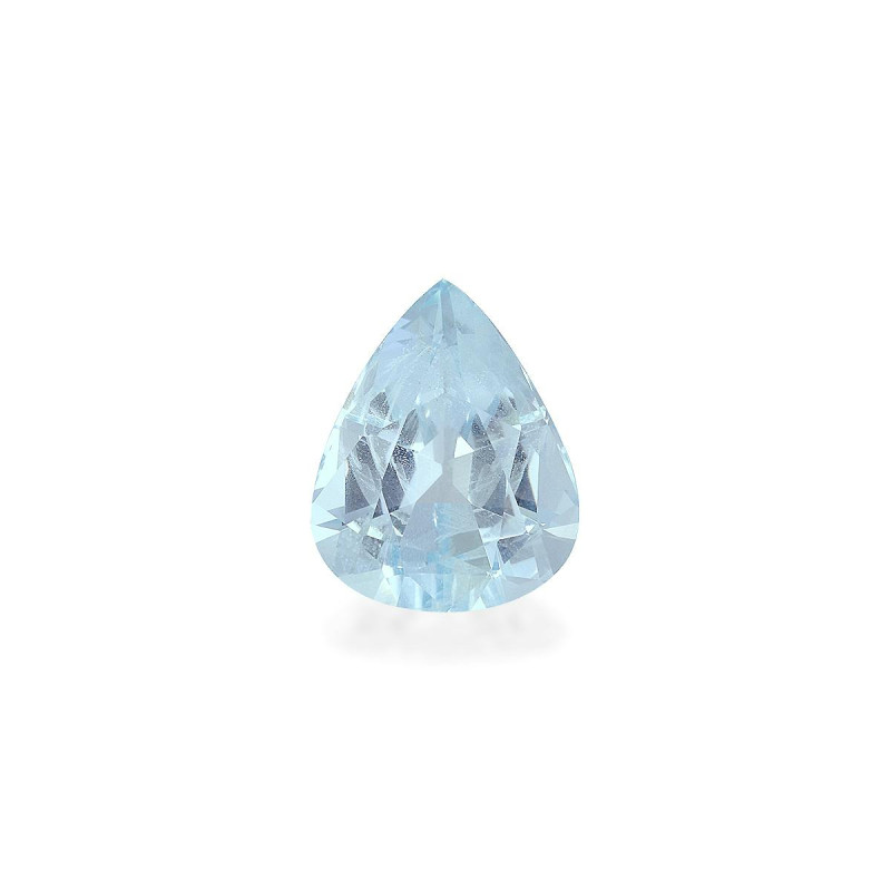 Pear-cut Aquamarine Baby Blue 6.44 carats