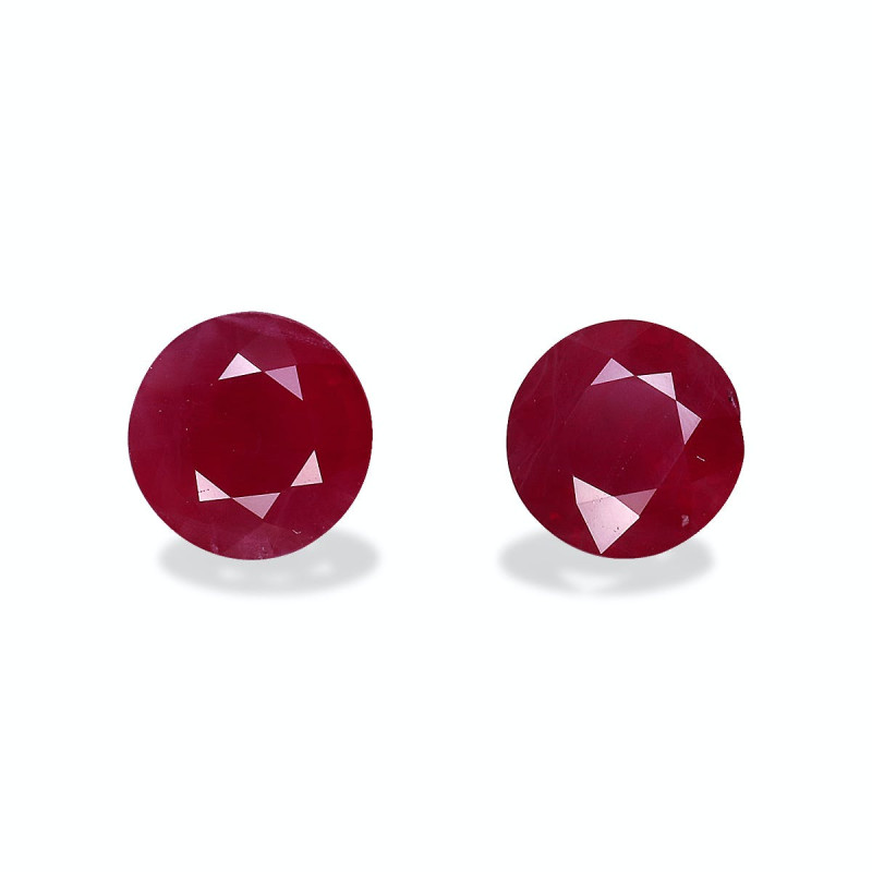 ROUND-cut Burma Ruby Red 1.46 carats