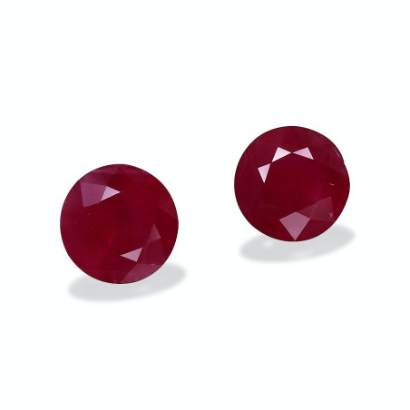 缅甸红宝石 taille 圆形 红色 1.46 carats