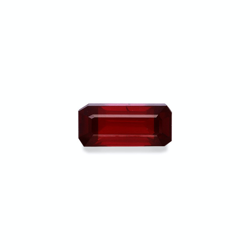 RECTANGULAR-cut Mozambique Ruby Red 3.10 carats