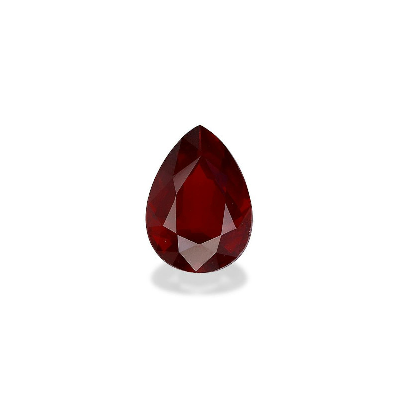 Pear-cut Mozambique Ruby  3.06 carats