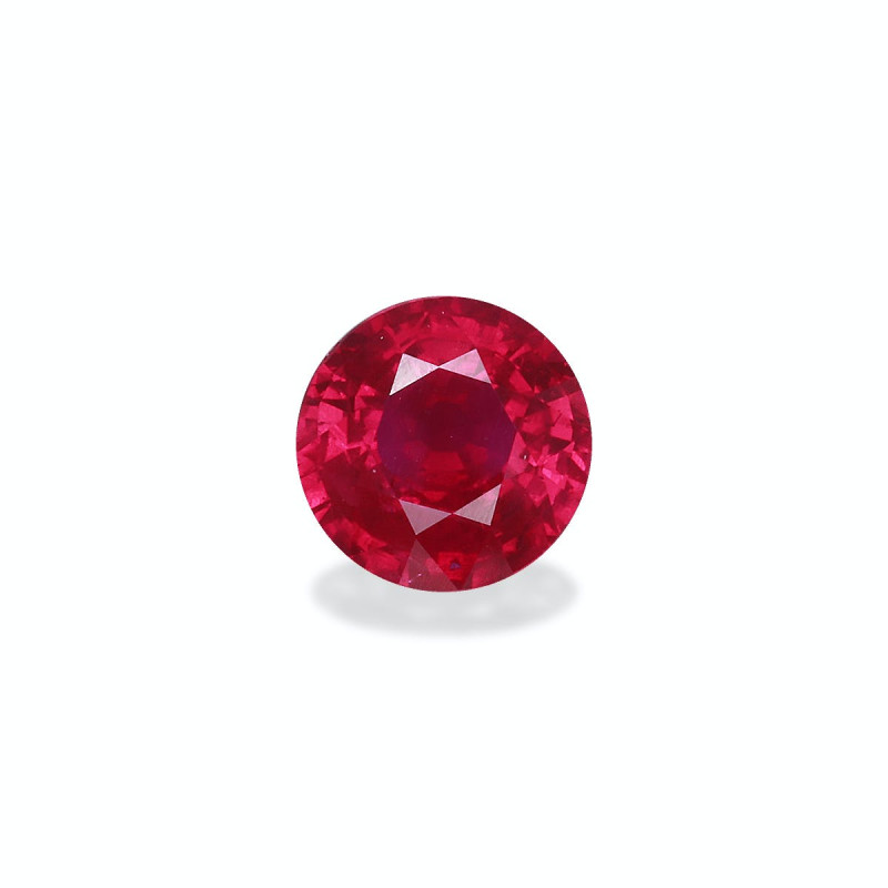 Rubis de Birmanie taille ROND Rouge 1.00 carats