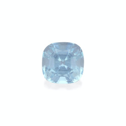 CUSHION-cut Aquamarine Sky...