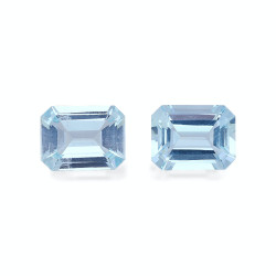 RECTANGULAR-cut Aquamarine...