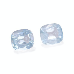 Kussen geslepen Hemelsblauwe Aquamarijn van 8,32 karaat