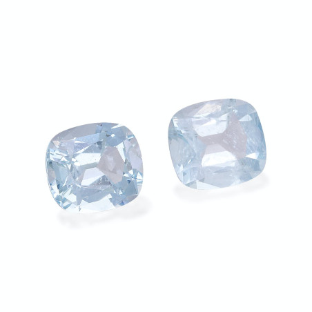 Aquamarin lengte KISSEN Himmelblau 8.32 karaten