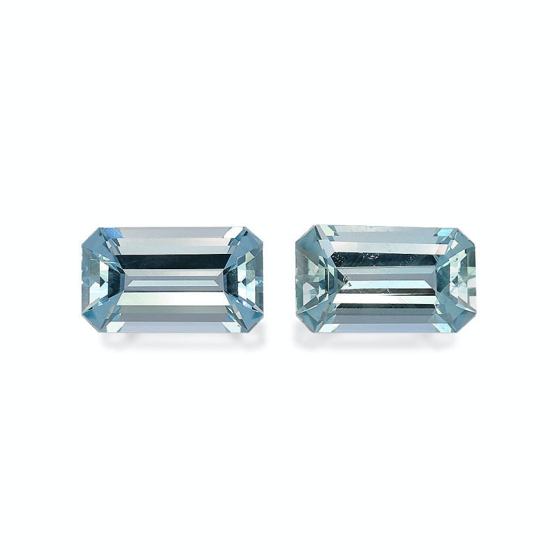 Aquamarin lengte RECHTECKIG Baby blau 6.97 karaten