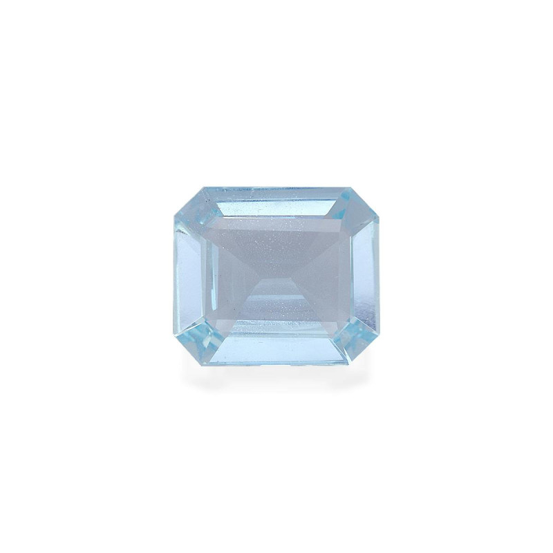 RECTANGULAR-cut Aquamarine Baby Blue 3.93 carats
