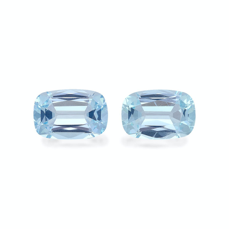 海蓝宝 taille 靠垫 绿色 6.47 carats