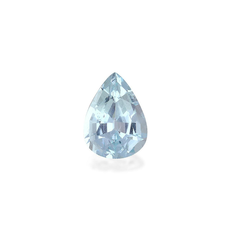 Pear-cut Aquamarine Sky Blue 3.43 carats