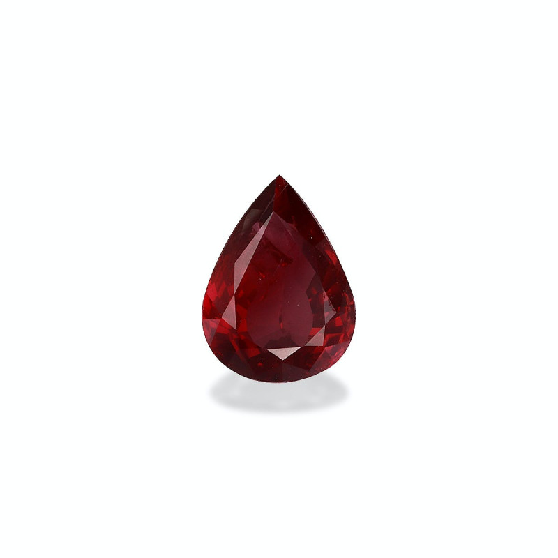 Pear-cut Mozambique Ruby  3.03 carats