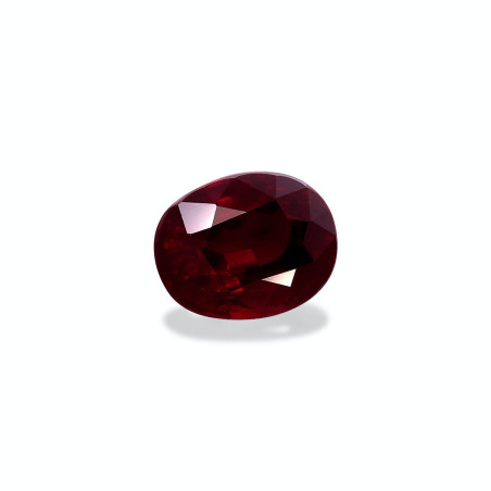 OVAL-cut Mozambique Ruby Red 3.42 carats