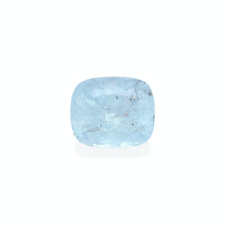 Paraiba Toermalijn kussen geslepen Ice Blue 10.40 karaat