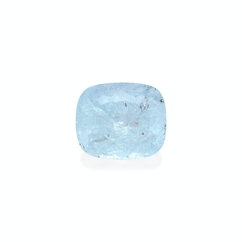 Paraiba Toermalijn kussen geslepen Ice Blue 10.40 karaat