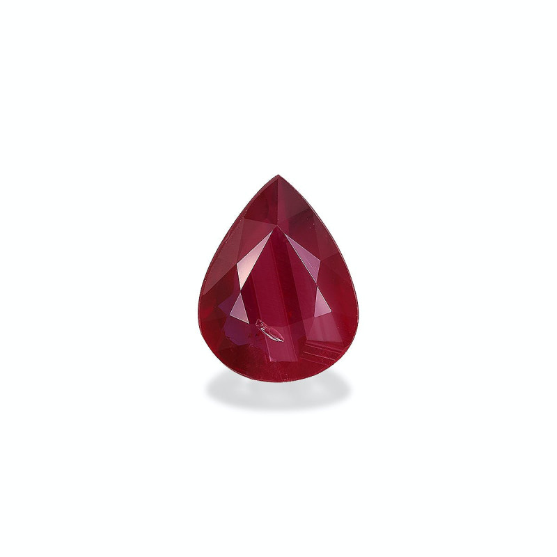 Rubis du Mozambique taille Poire Rouge 3.00 carats