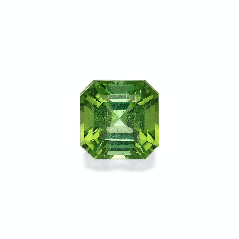 SQUARE-cut Green Tourmaline Green 4.10 carats