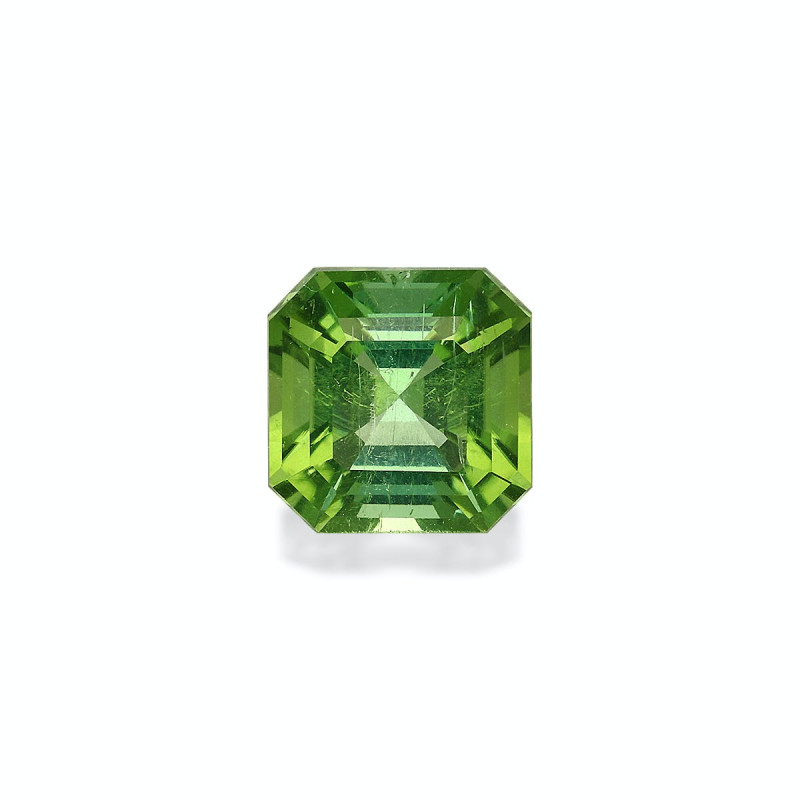 Tourmaline Verte taille CARRÉ Vert 4.10 carats