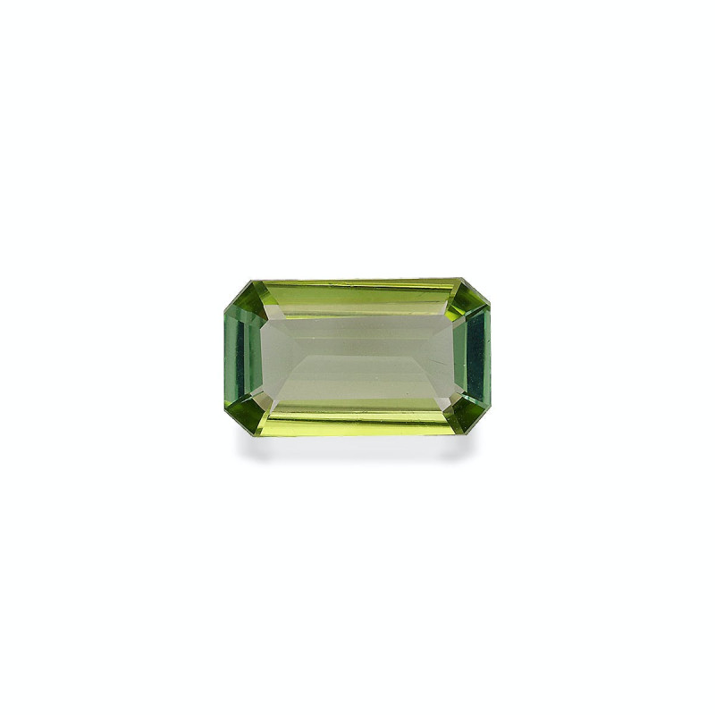 RECTANGULAR-cut Green Tourmaline  3.06 carats