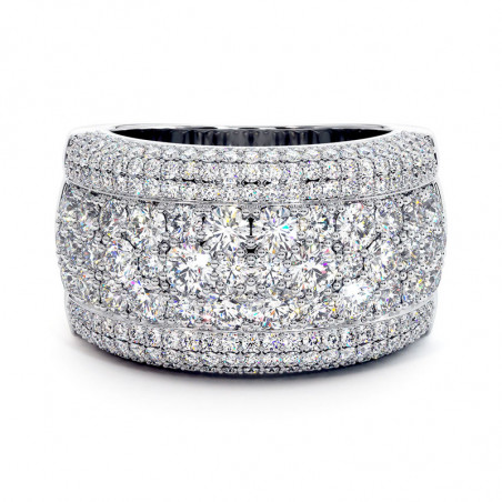 Bague Diamants Cocktail