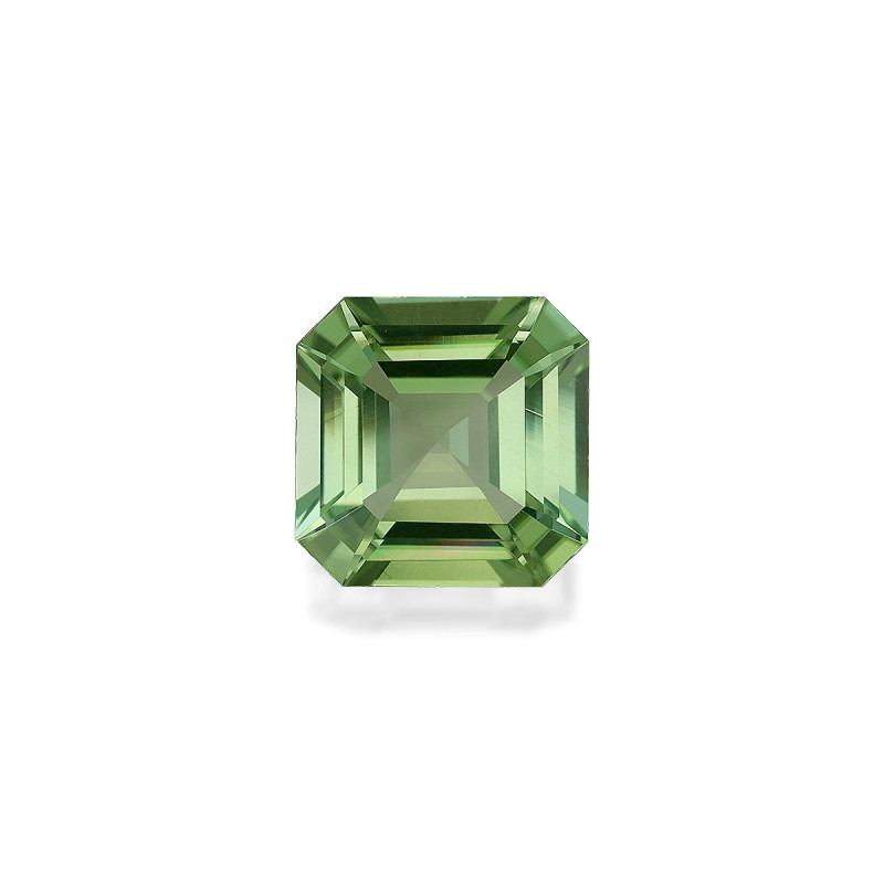 Tourmaline Verte taille CARRÉ Lime Green 14.43 carats