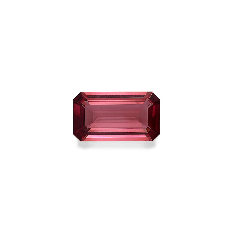 RECTANGULAR-cut Pink Tourmaline Rosewood Pink 20.45 carats
