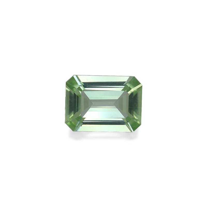 Tourmaline Verte taille RECTANGULARE Lime Green 8.18 carats