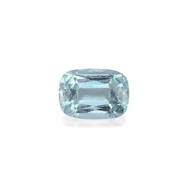 CUSHION-cut Aquamarine Baby Blue 2.90 carats
