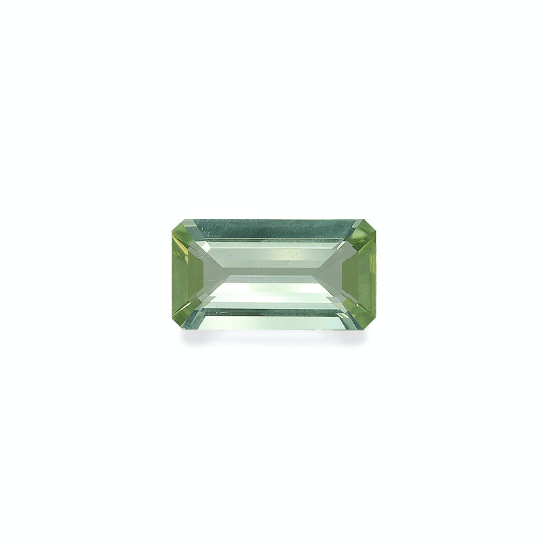 RECTANGULAR-cut Green Tourmaline Pistachio Green 11.11 carats