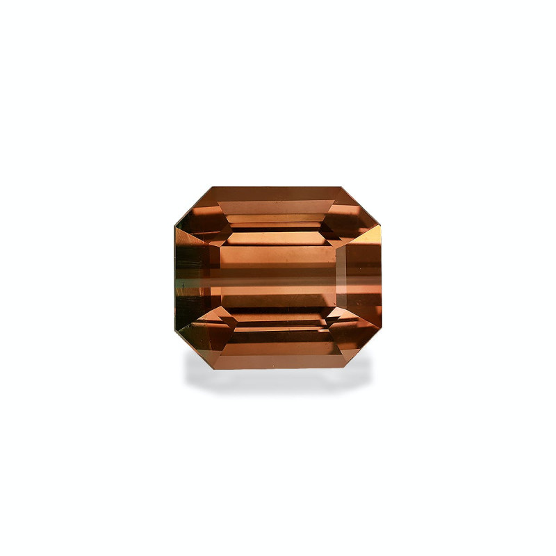 bi colour tourmaline taille RECTANGULARE  17.05 carats