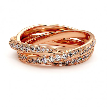 Diamant Liebesband Ring
