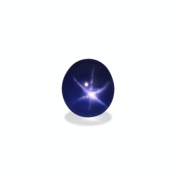蓝色星光蓝宝石 taille 椭圆形 蓝色 7.07...
