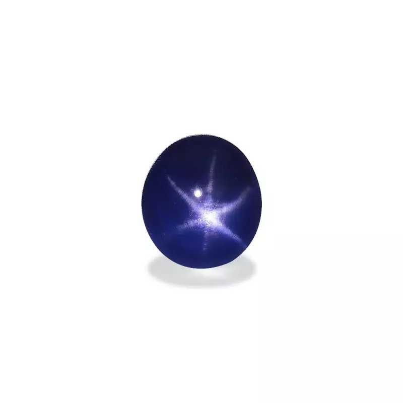 OVAL-cut Blue star sapphire Blue 7.07 carats