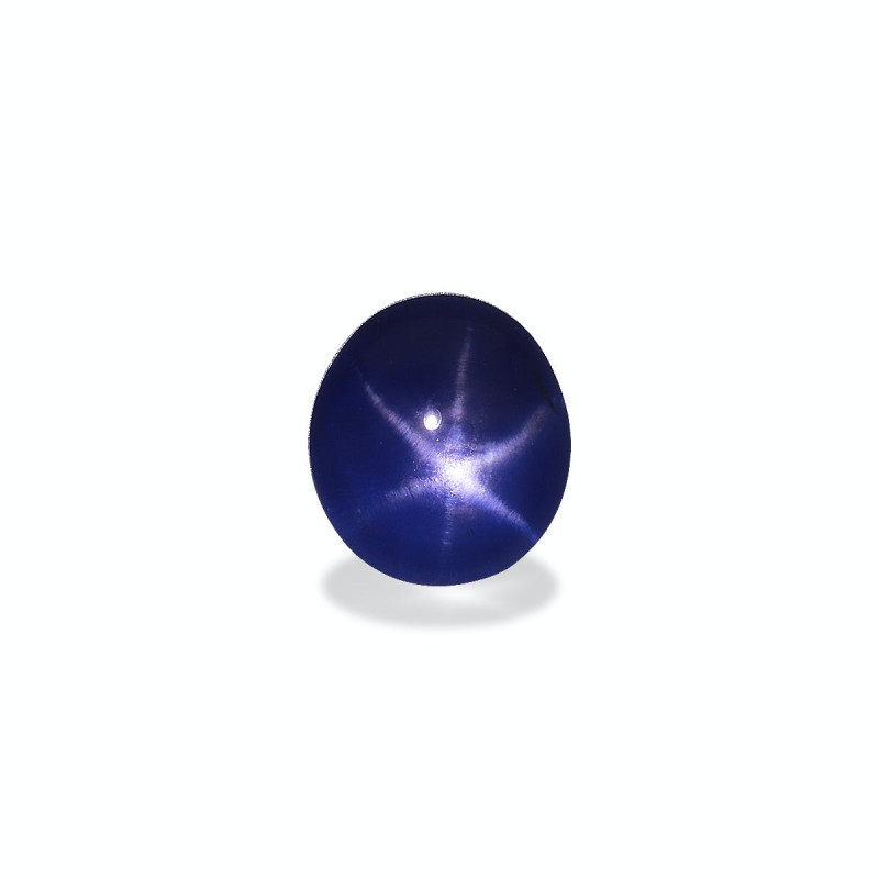 Zafiro azul estrellado taille OVALE Azul 7.07 carats