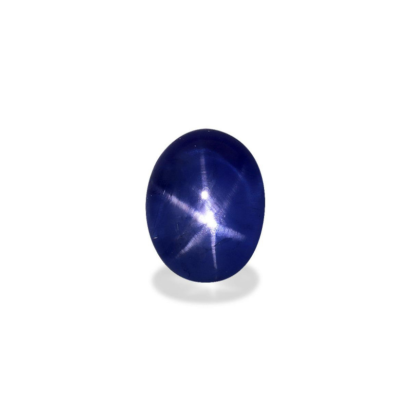 Saphir étoilé bleu taille OVALE Bleu 17.81 carats