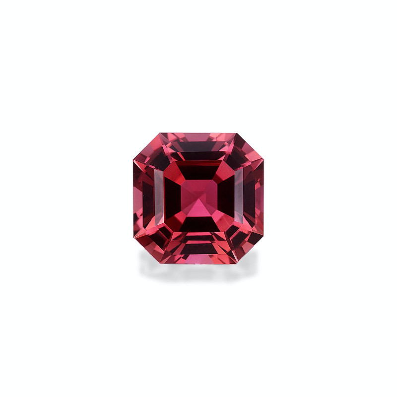 Tourmaline rose taille CARRÉ Strawberry Pink 15.84 carats