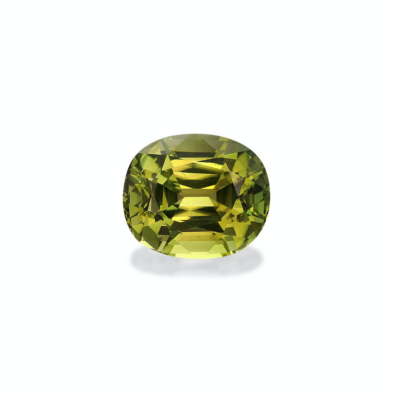 CUSHION-cut Green Tourmaline Forest Green 6.18 carats