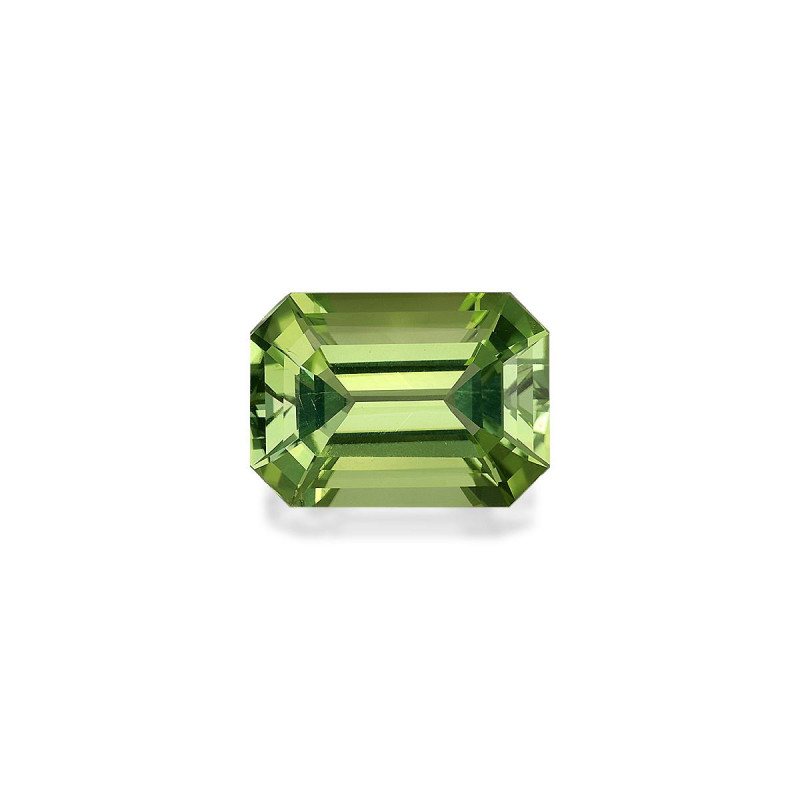 RECTANGULAR-cut Green Tourmaline Lime Green 10.02 carats
