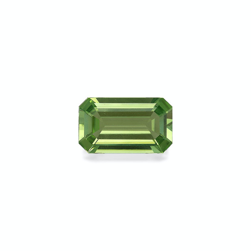RECTANGULAR-cut Green Tourmaline Green 4.56 carats