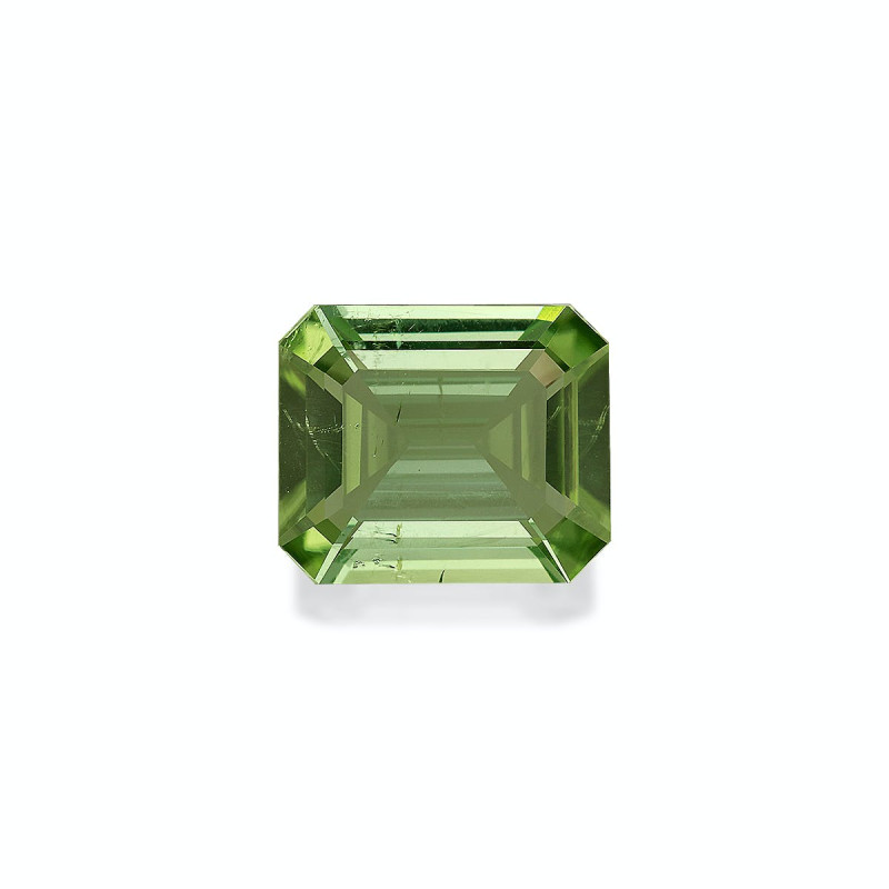 RECTANGULAR-cut Green Tourmaline Green 7.07 carats